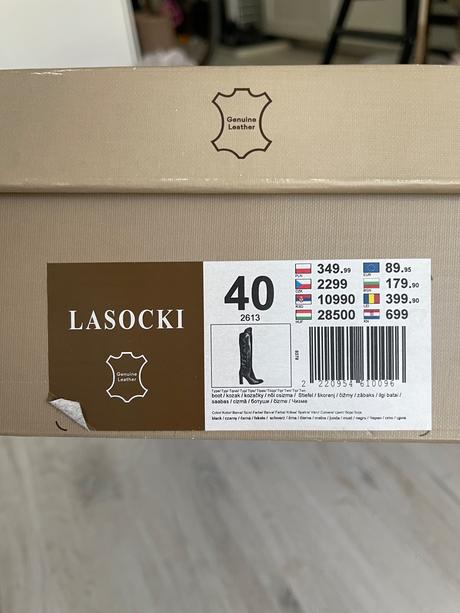 Kožené čižmy lasocki, lasocki,40