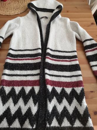 Dlhý kardigan, fishbone,m