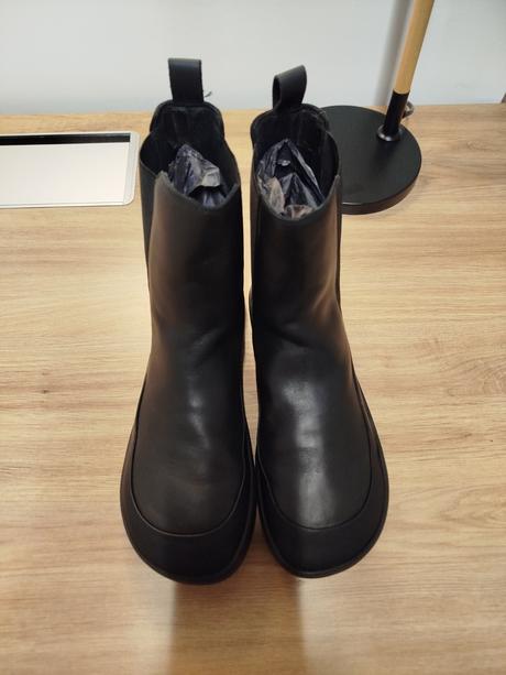 Shapen barefoot čižmy victory black leather, 43