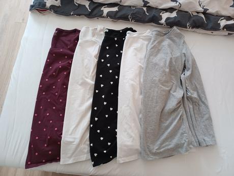 Tehotenské trička, h&m,38