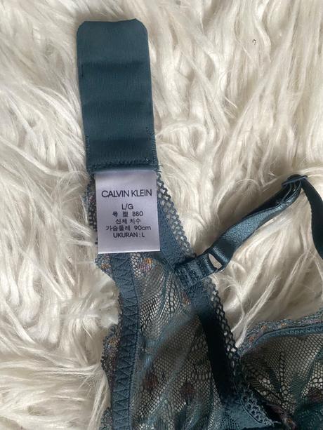 Calvin klein čipkovaná podprsenka, calvin klein,l