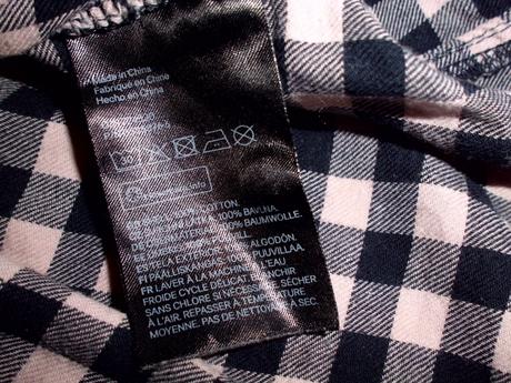 Tunika kocka m-l, h&m,l