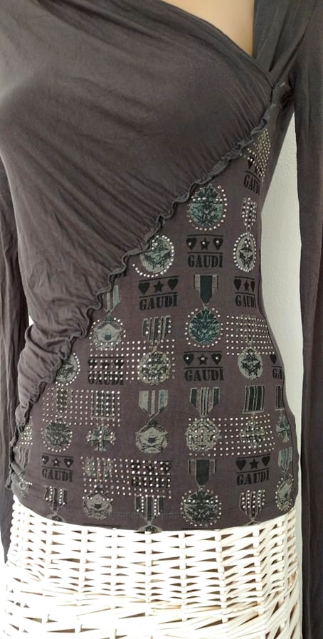 Luxusný topík od zn. gaudi - veľ. xs, gaudi,xs