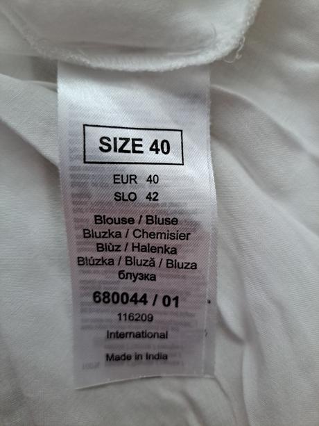 Biela blúzka, orsay,40