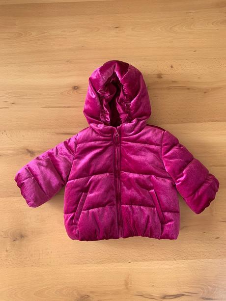 Zimná detská bunda- teplá, nepoužívaná, gymboree,74