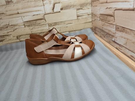 Rieker - remonte 41- dámske kožené sandále, rieker,41