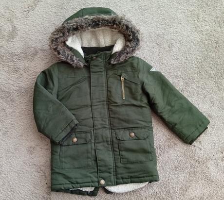 Zelená predĺžená bunda, primark,98