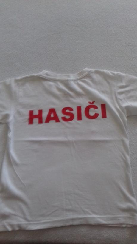 Hasiči, tričko, cena s poštou, 122