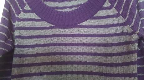 Fialový pulóver, takko,m