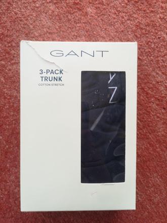 Gant pánske boxerky 3ks veľkosť m, gant,m