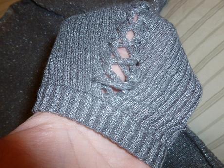 Trblietavý pulover, reserved,s