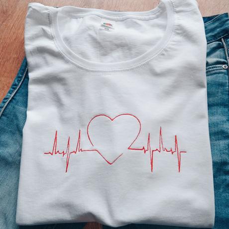 Tričko "tlkot srdca", l