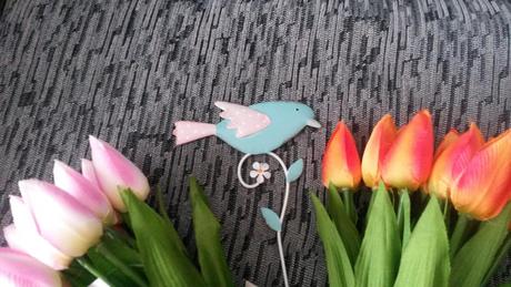 Veľká noc vtáčik zápich vintage, 