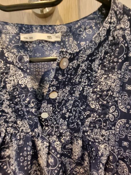 Modro-biela blúzka, s