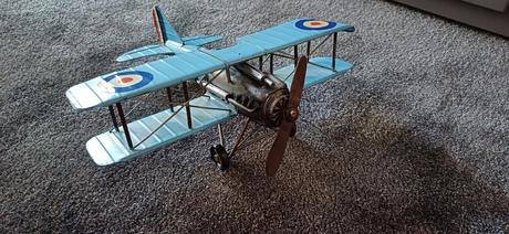 Lietadlo dekoracia zelezne, 