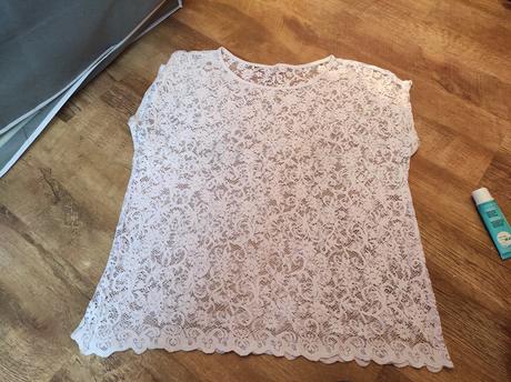Čipkované tricko, xl