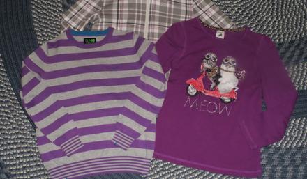 Tričká 2ks veľ.122/128, 128