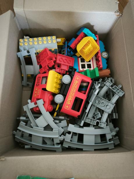 Lego duplo vláčik+ koľajnice, 
