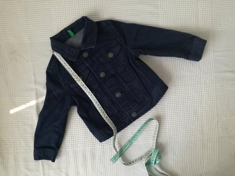 Riflova bunda benetton, velkost 1 rok, benetton,80