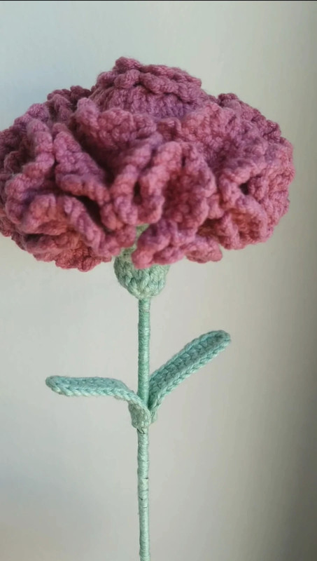 Háčkovaný kvet - víla, 