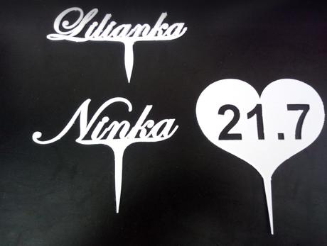 3d plastovy zapich.. vlastny text.., 