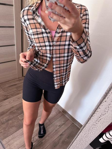 Košeľa káro, sinsay,xs