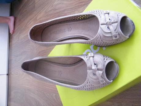 Kožené sandálky, marco tozzi,38