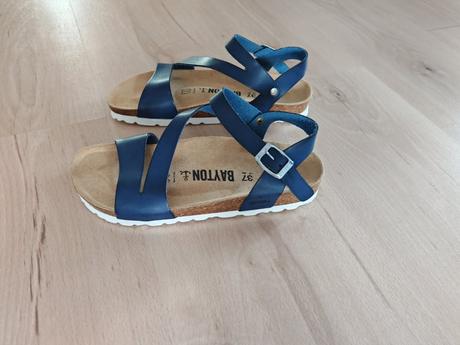 Kožené nové sandále 37 vd 23 cm, 37