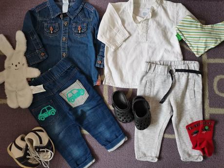Balík 20ks chlapčenské oblečenie veľ. 68/74, 68–80
