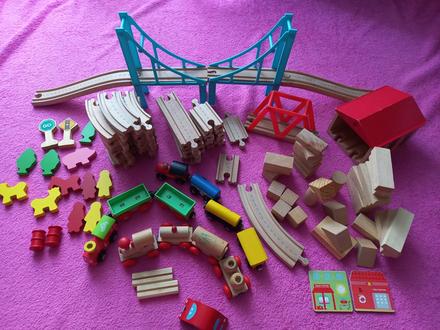 Vláčkodráha cca 170 dielov,