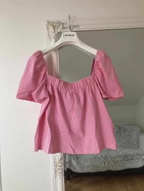 Top so štvorcovym výstrihom, h&m,m