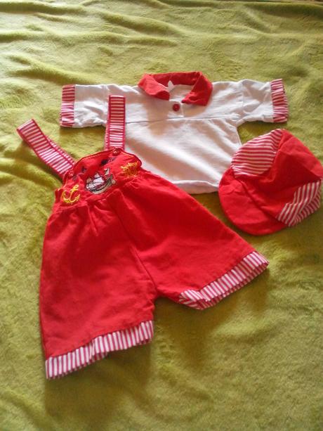 Supravička- šortky +tričko+šiltovka, baby,68