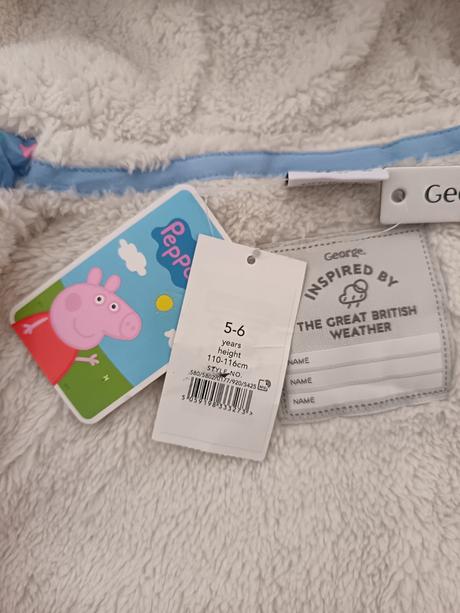 Peppa pig zimná bunda, george,110