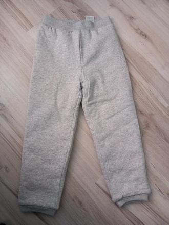 Zateplené tepláky, h&m,122