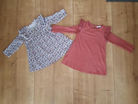 2x šatičky s volánikmi -  už len kvietkované, reserved,80
