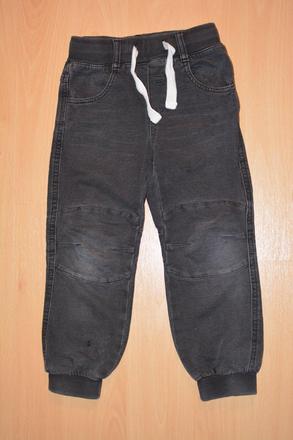 Riflove nohavice pruzne na gumicku, h&m,104