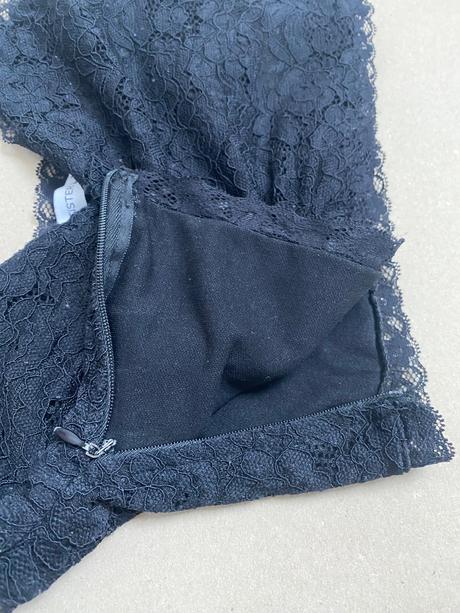 Čipkovany crop top xxs, xs