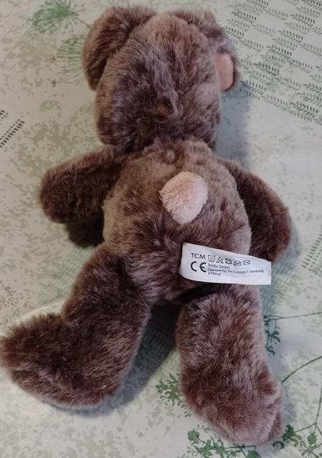 Plyšový hnedý zajko, tcm, 33 cm,