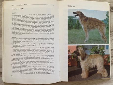 Starý retro atlas plemien psov,