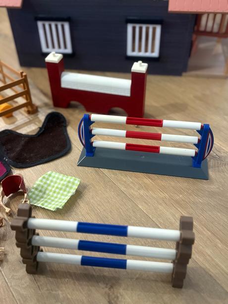 Veľká sada schleich, farma, kone, zvieratá a prísl, 