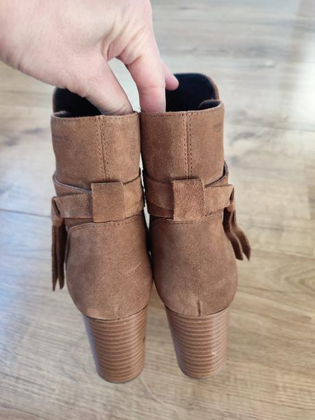 Kožené členkové čižmy vagabond, vagabond,40