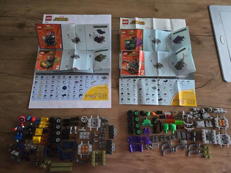Lego super heroes 76065 (1+2)+76066 (1+2), 