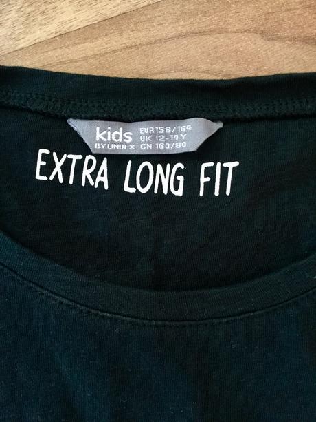 Predĺžené tričko - nenosené, lindex,158