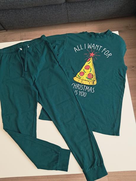 Pyzamko pizza v.146/152, h&m,152
