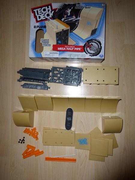 Tech deck mega half pipe, 