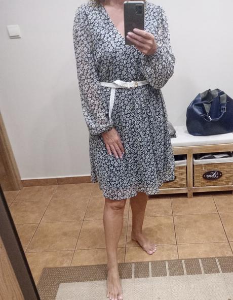 Šifonove šaty, c&a,xl