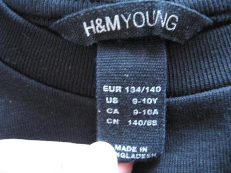 H&m tričko, veľkosť 134/140, h&m,140