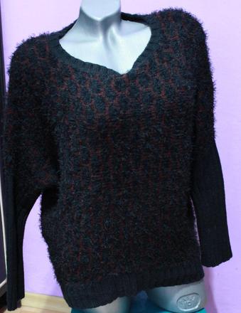 Pulover - moderny chlpaty, xl