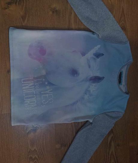 Mikina s jednorožcom 158/164, c&a,158