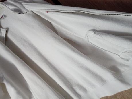 Biela mikina l/xl, xl